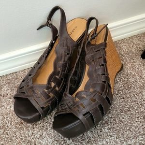 Madden Girl Women's Size 8.5 Teza Woven Wedge Sandals